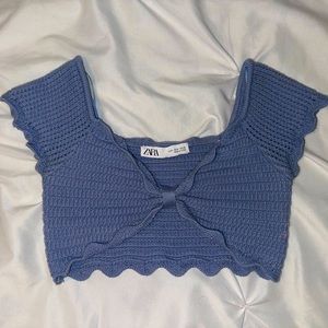 Zara Crochet Crop Top